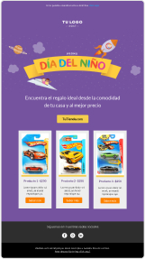 Plantilla de email ejemplo